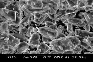 1 Χαρακτηρισμός της σκόνης δολομίτη Η χρησιμοποίηση του δολομίτη ως παράγοντα αφροποίησης βρέθηκε ότι είναι αποτελεσματική στη χρήση του με το υγρό αλουμίνιο.