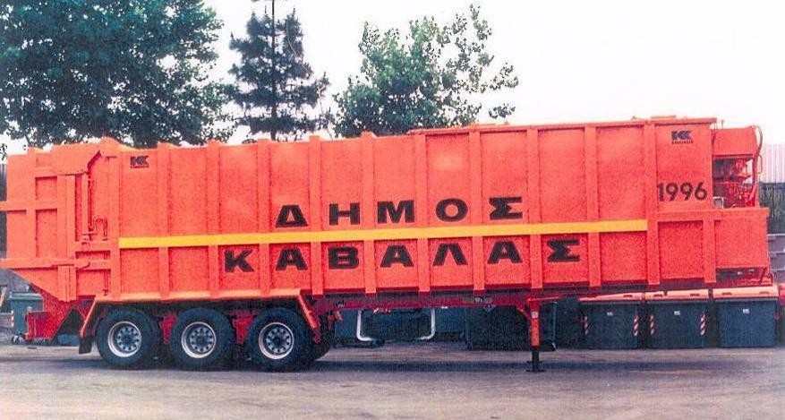 7.2.3. ΜΕΤΑΦΟΡΤΩΣΗ ΑΠΟΡΡΙΜΜΑΤΩΝ ΣΕ ΑΝΟΙΚΤΑ CONTAINERS Εξετάστηκε επίσης η λύση χρησιμοποίησης ανοικτών containers στα οποία θα αδειάζουν τα απορ/φόρα.