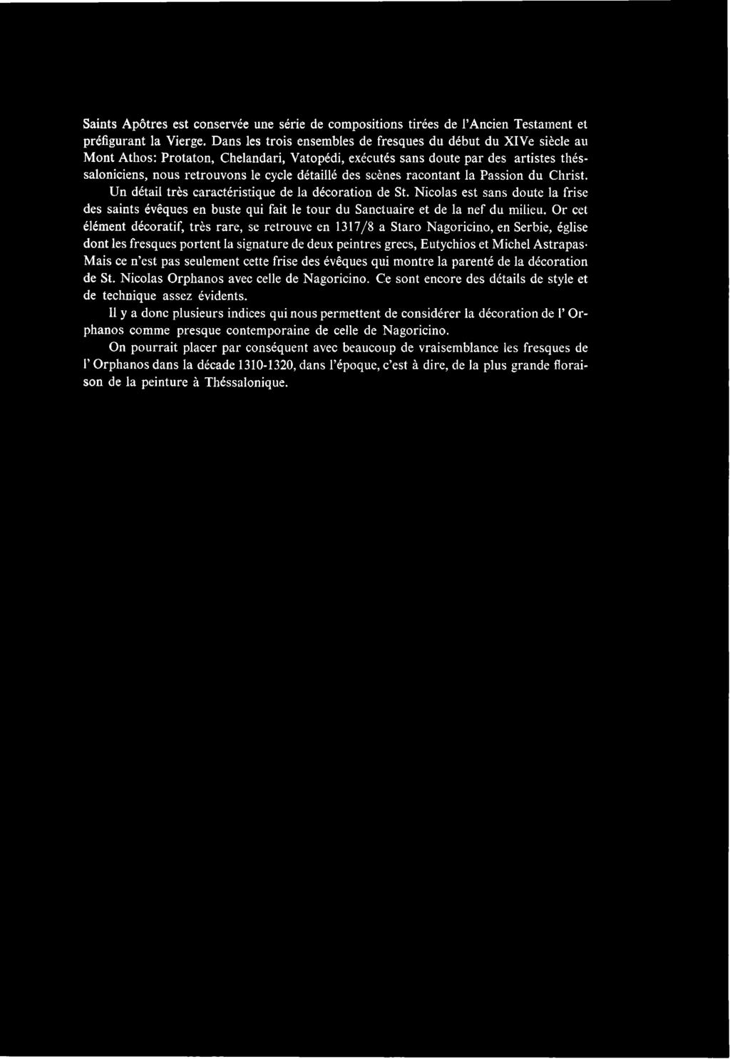 Saints Apôtres est conservée une série de compositions tirées de l Ancien Testament et préfigurant la Vierge.