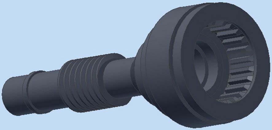 d f1 = 21mm Βήμα Κάθετης τομής t n = 4mm Γωνία ελίκωσης γ 0 = 3 0 Το αποτέλεσμα της σχεδίασης του ατέρμονα