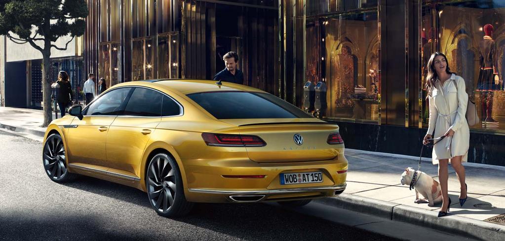 Arteon R-Line Η σχεδίαση του νέου Arteon R-Line κερδίζει τα βλέμματα από κάθε οπτική γωνιά.