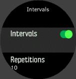 Interval: the length of your high intensity interval, based on distance or duration. Recovery: the length of your rest period between intervals, based on distance or duration.