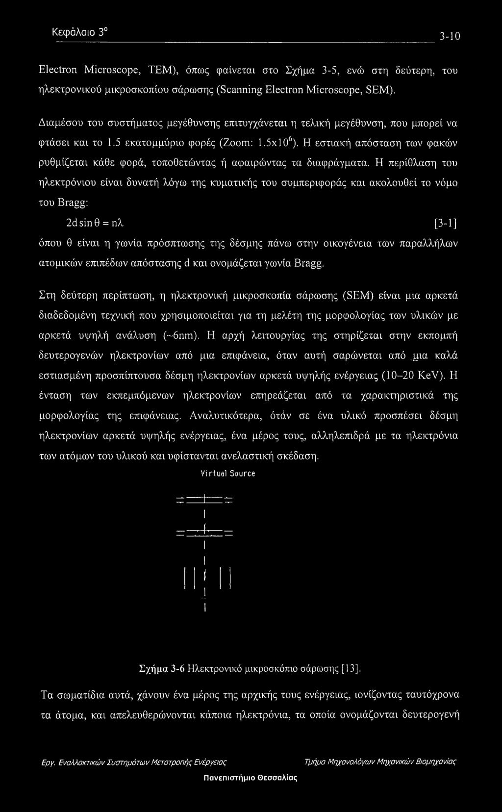 Η εστιακή απόσταση των φακών ρυθμίζεται κάθε φορά, τοποθετώντας ή αφαιρώντας τα διαφράγματα.