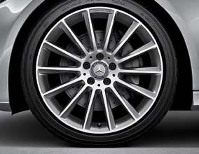 ελαστικά 225/45 R 18 (ΜΑ) και 245/40 R 18 (ΠΑ) (προαιρετικός εξοπλισμός) 45R Ζάντες αλουμινίου σχεδίασης 6 ακτίνων, σε γυαλιστερό γκρι