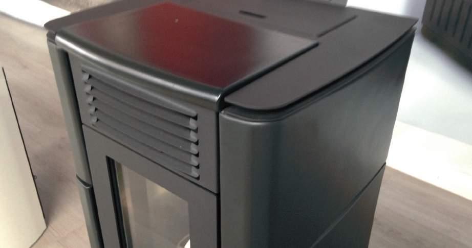 heat output (max-min) kw 6,97-2,84 Consumo orario pellet/