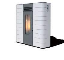 ambiente (max - min) Space heat output (max - min) Consumo orario (max - min) Pellet consumption (max - min) Efficienza (max -