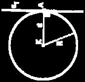 το τόξο AB έχει μέτρο ίσο με το μέτρο της αντίστοιχης επίκεντρης γωνίας του 50 H ευθεία ε είναι εξωτερική του κύκλου, αν d. Η ευθεία και ο κύκλος δεν έχουν κοινά σημεία.
