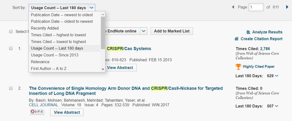 Ανακαλύψτε πρόσφατα δημοσιευμένα αρθρα CRISPR που λαμβάνουν μεγάλη προσοχή από την επιστημονική κοινότητα, χωρίς να αναφερθούν σε βιβλιογραφιες.