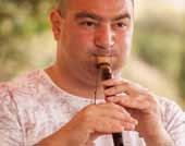 he started learning the shvi flute before moving on to the duduk, an instrument unique to the Caucasus if not Armenia, being a wooden double reed instrument with a timbre somewhere between that of