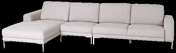 Γωνιακός καναπές από ύφασμα με επιλογή