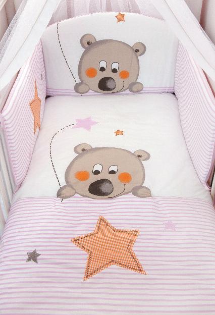 Star bear 622 Star bear pink Σετ πάπλωμα,