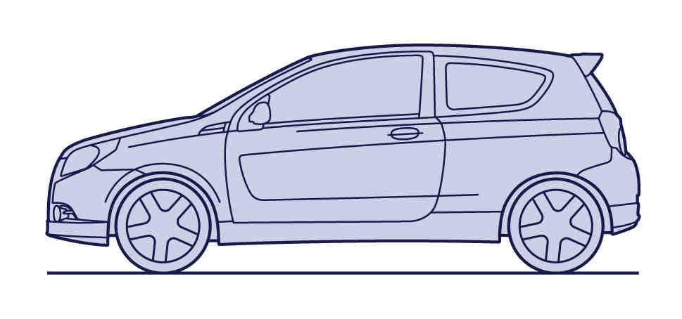 - 3 - Ταυτότητα: Chevrolet Aveo 3D Εικόνα δυναµισµού Κατηγορία: µικροµεσαίων Στη γκάµα µοντέλου από το: νέο Πωλήσεις στην Ευρώπη µέχρι σήµερα: 4,600 µονάδες Μήκος/πλάτος/ύψος (mm) 3.920/1.680/1.
