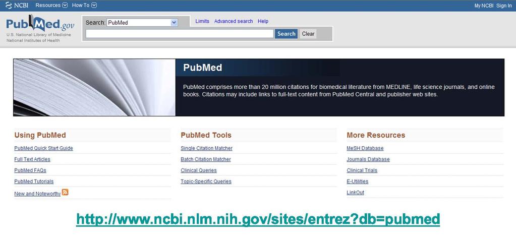 PubMed NCBI (National Center