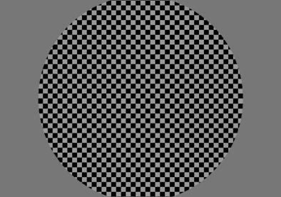 Εικόνα 30: Circle checks σε 100% contrast, µεγέθους (Α) 60 arcmin και (Β) 15arcmin Η τιµή φωτεινότητας καθορίστηκε στις 30 cd m -2.