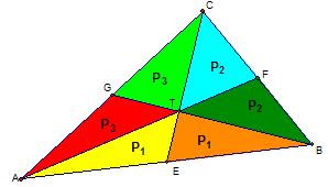 c b d r a Geometrija 1 Dokaz: C A 1 B 1 M T N B A C 1 1 AB 1 1 srednjica je trokuta ABC, pa je paralelna sa stranicom AB i vrijedi AB 1 1 = AB. Točka M polovište je dužine AT, a N polovište dužine BT.