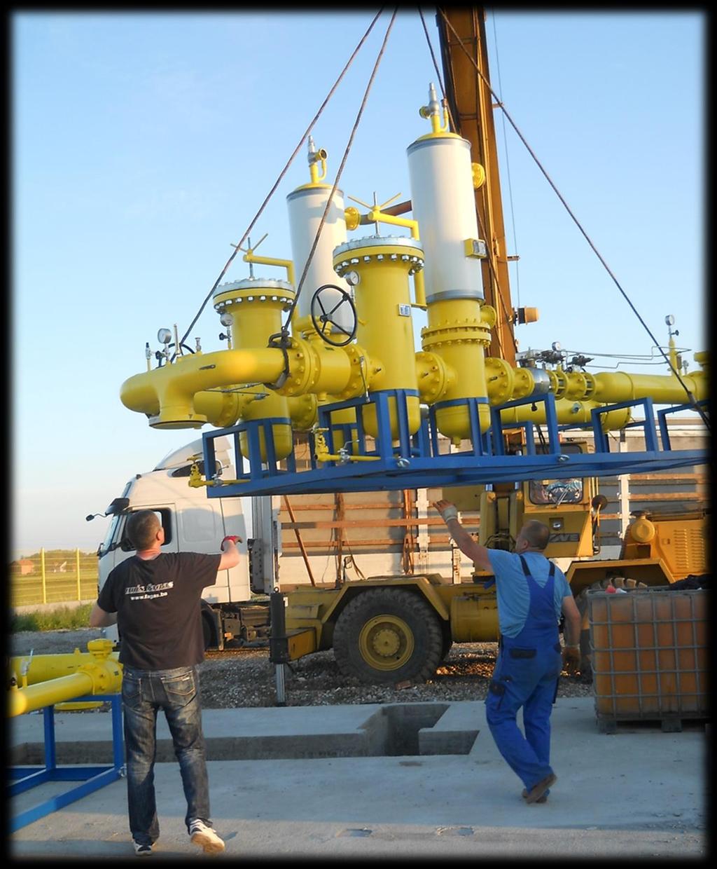 Montaža glavne regulaciono-mjerne stanice, Q = 40.
