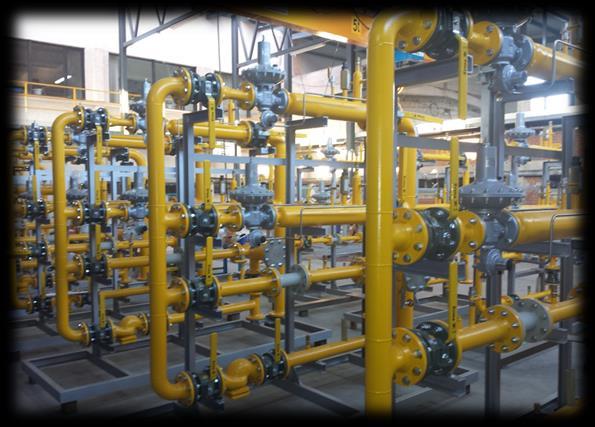 GASNE STANICE Regulacione stanice, Q = 2.500 m 3 /h, p = 12 bar Mjesto ugradnje: Bačka Palanka za firmu Novi Sad-Gas Posmatrajući gasnosnabdjevajući sistem u smjeru protoka gasa, tj.