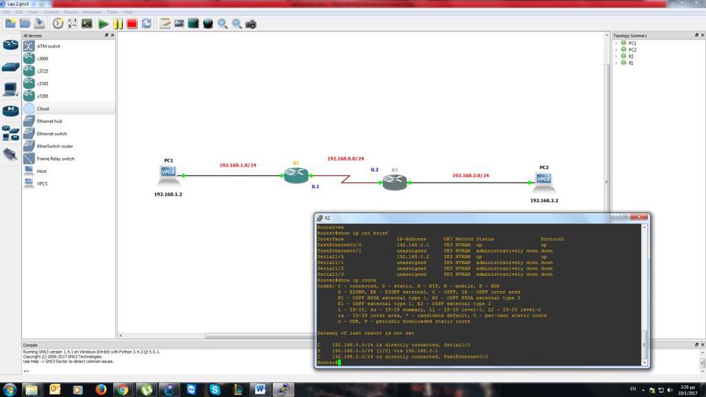 Ip route 192.168.0.0 255.