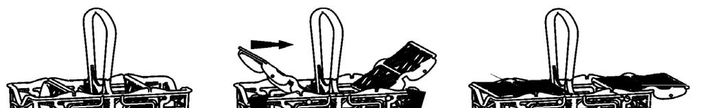 ΘΗΚΗ ΓΙΑ ΜΑΧΑΙΡΟΠΗΡΟΥΝΑ Τα µαχαιροπήρουνα πρέπει να τοποθετούνται τακτικά µέσα στο κάνιστρο, µε τις λαβές προς τα κάτω.