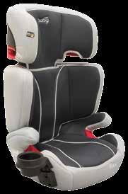 system Extra side protection system on the headrest Opening protectors with adjustable headrest for extra comfort 2 reclining position Storage drawer Deluxe ventilated