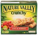 NATURE VALLEY bars μούσλι σοκολάτα 6χ42γρ.