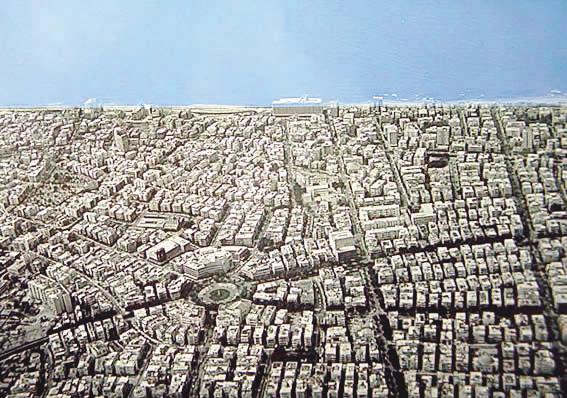 640 Modularno mestno tkivo Mesto iz zraka 10