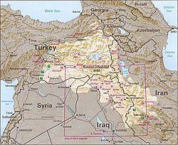 Ο υποθετικός χάρτης του Κουρδιστάν, όμως, είναι πολύ μεγαλύτερος από την περιοχή του ημιαυτόνομου Κουρδιστάν και σίγουρα αυτή τη στιγμή φαντάζει δύσκολο να ενωθούν όλες αυτές οι περιοχές.