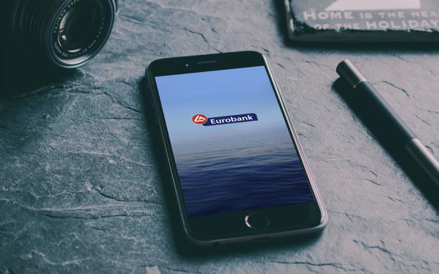 3.2.5 Eurobank mobile app Το Eurobank mobile app (εικόνα 3.15) αποτελεί το ηλεκτρονικό πορτοφόλι της Eurobank.