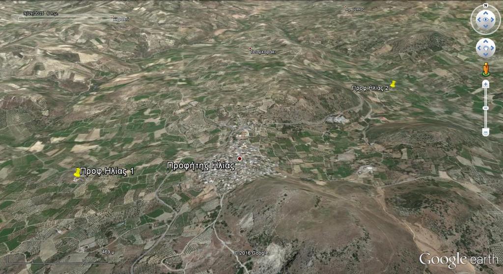 Εικόνα 7: Ε.Ε.Λ. Οικισμού Προφήτη Ηλία Η θέση της Ε.Ε.Λ. 1 του οικισμού του Προφήτη Ηλία βρίσκεται στα νοτιοδυτικά του οικισμού, εκτός των ορίων αυτού και σε επαφή με τα τελευταία. Η Ε.Ε.Λ. τέθηκε σε λειτουργία το 2010.