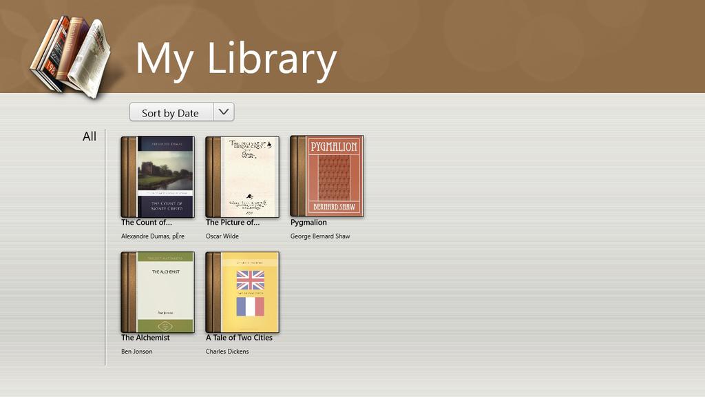 Εφαρμογές με χαρακτηριστικά ASUS Η βιβλιοθήκη μου Το Η βιβλιοθήκη μου, ενσωματωμένη διεπαφή για τις συλλογές βιβλίων σας, σας επιτρέπει να τοποθετείτε και να ταξινομείτε τα ηλ.