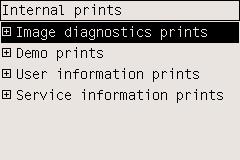 Εκτύπωση της ιαγνωστικής εκτύπωσης εικόνων Η ιαγνωστική εκτύπωση εικόνων αποτελείται από σχέδια τα οποία έχουν δηµιουργηθεί ώστε να τονίζουν τα προβλήµατα ποιότητας εκτύπωσης.
