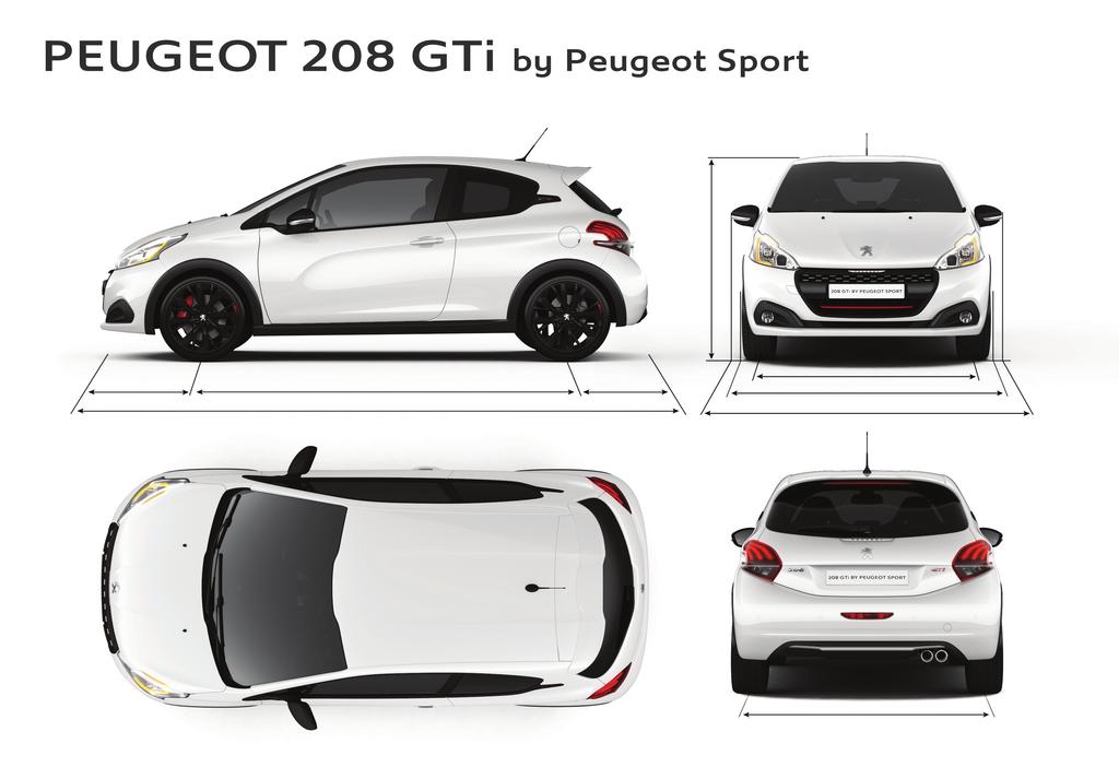 PEUGEOT 208 GTi ΤΕΧΝΙΚΑ ΧΑΡΑΚΤΗΡΙΣΤΙΚΑ Εμπρός Σύστημα διεύθυνσης Διάμετρος κύκλου στροφής μεταξύ πεζοδρομίων (m) ΕΞΩΤΕΡΙΚΕΣ ΔΙΑΣΤΑΣΕΙΣ (mm) Μήκος Πλάτος με αναδιπλωμένους / με ανοικτούς καθρέπτες