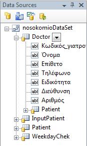 Εφόσον έχουµε ολοκληρώσει όλη την διαδικασία επιτυχώς στο Project έχουν προστεθεί τα απαραίτητα στοιχεία για την σύνδεση µε τον Server και τη βάση ώστε να µπορούµε να επεξεργαζόµαστε τα δεδοµένα του.