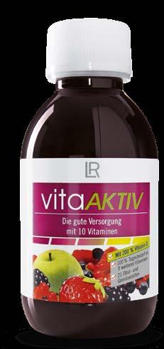 πρόσληψη βιταμινών είναι ιδιαίτερα σημαντική για την υγεία. Μια μόνο κουταλιά από το Vita Aktiv, καλύπτει τις βασικές σας ανάγκες σε 10 σημαντικές βιταμίνες.