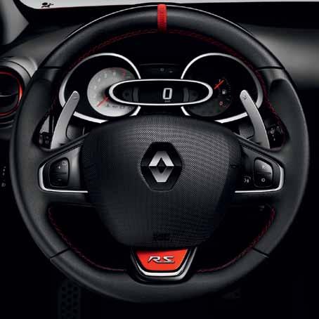 χειριστήρια του κιβωτίου EDC πίσω από το τιμόνι σας, για superfast αλλαγές ταχυτήτων. To νέο Clio R.S.