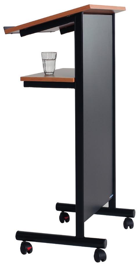 ΑΝΑΛΟΓΙΑ LECTERNS Αναλόγιο κλειστού μοντέλου Τροχήλατο ατσάλινο αναλόγιο µε συµπαγή µπροστινή