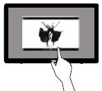 Οθόνη πολλαπλής αφής Ο χρήστης μπορεί να χρησιμοποιήσει τη Λειτουργία Πολλαπλής αφής της οθόνης με λειτουργικό σύστημα νεώτερο από Window XP home premium.