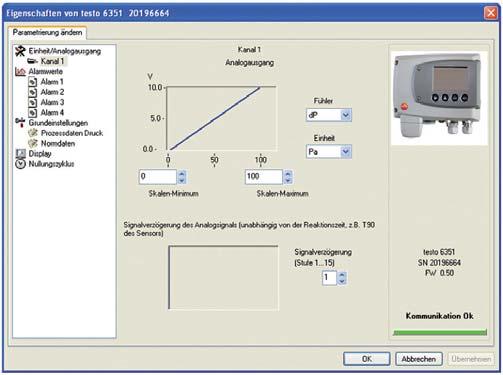 sistem Testo Saveris TM Domeniu de aplicare Monitorizarea presiunii diferentiale intre camere curate (optional: masurarea simultana a temperaturii si umiditatii) Monitorizarea presiunii pozitive si