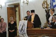βροχή, την Παρασκευή 25 Μαρτίου, οι εκδηλώσεις που διοργάνωσε ο Δήμος Καλαβρύτων, στο ιστορικό μοναστήρι - σύμβολο της Αγίας Λαύρας, για τον εορτασμό της 195ης επετείου από την κήρυξη της