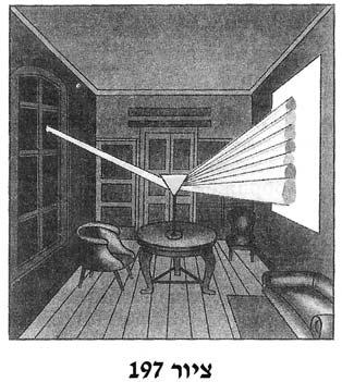 אור שעברה דרך המנסרה, נצבעה גם היא. הניסוי הבסיסי של ניוטון היה פשוט וגאוני. ניוטון חש שבבחינת הצבע חשוב ביותר להשתמש באלומת אור בעלת חתך קטן.