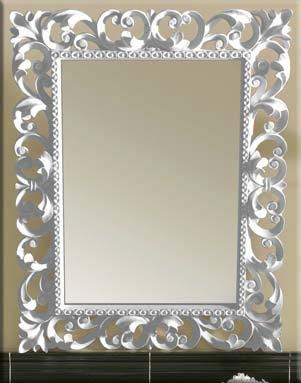 Grande Foglia Oro Big Mirror Daisy Gold leaf hand