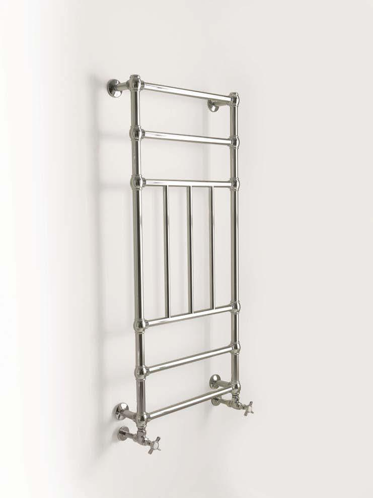 97 - P. 13 1211 Scalda Asciugamani TOWER in Ottone da parete, con Resistenza Elettrica 270W. Wall Towel Warmers TOWER in Brass, Electric Version 270W. L.