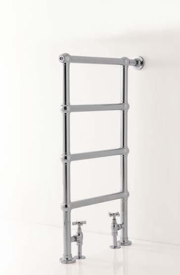 54 LADDER 1237 Scalda Asciugamani LADDER in Ottone da parete, con Resistenza Elettrica 270W. Wall Towel Warmers LADDER in Brass, Electric Version 270W. L. 48 - H.