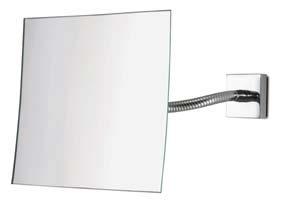 39 ING10 Specchio Ingranditore 2X da muro con snodo doppio L. 21 - H. 21 - P.