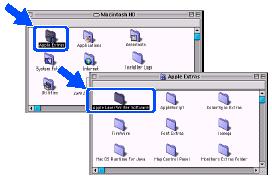 6 9.04 Ανοίξτε το Apple Extras και μετά το Apple LaserWriter Software Για τους χρήστες