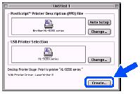8. Επιλέξτε το Change στο USB Printer Selection και ύστερα το Brother HL-5150D και