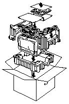 Αφαιρέστε την μονάδα αναλωσίμων (Drum & Toner], τοποθετήστε την μέσα στην πλαστική σακούλα και σφραγίστε την προσεκτικά.