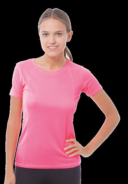 SPORT T-SHIRT LADY REF: SPORTLADY Χαρακτηριστικός: Performance Γυναικείο T-shirt. Διακοσμητικά ραφές μπροστά, πίσω και στα μανίκια.