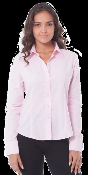 CASUAL & BUSINESS SHIRT LADY Χαρακτηριστικός: Γυναικείο μακρυμάνικο εφαρμοστό πουκάμισο. Σύνθεση: Oxford: 60% βαμβάκι - 40% πολυέστερ. Popelín: 100% βαμβάκι. Characteristics: Body fitted.