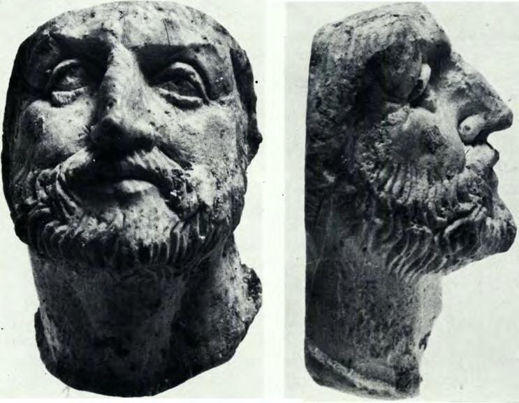 42 VERGINA : THE ROYAL GRAVES IN THE GREAT TUMULUS ( M. ANDRONICOS) Είκ. 16 α - β. Τ ο πορτραΐτο του Φιλίππου. complete picture of the stratigraphy of thé tumulus for the first time.